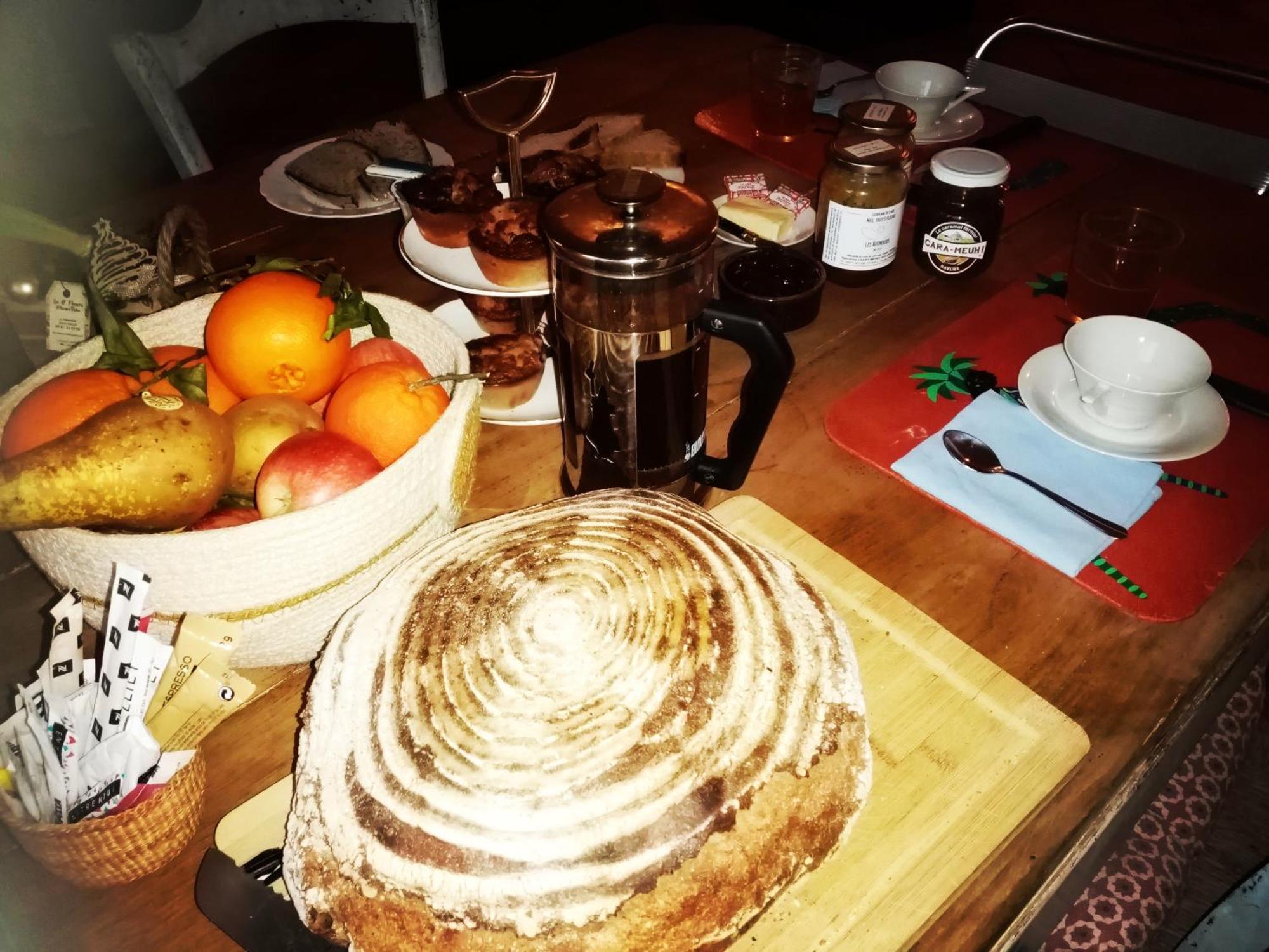 La Campagne Au Bord De La Mer, Chambre Chez L'Habitant Champeaux Bagian luar foto